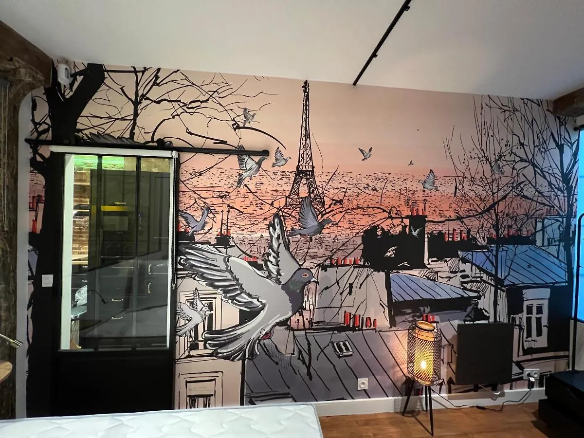 Apartment Good Vibes Luxurious Loft In Paris 11Th, With Ac & Table Football France